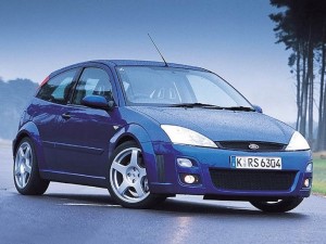 Blue Ford Focus