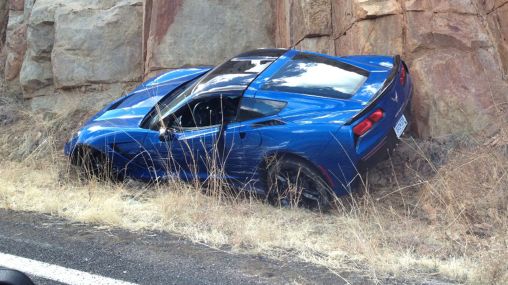 2014 Chevrolet Corvette Stingray Got Wrecked in Arizona