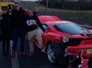 Ferrari 458 Italia wrecked in a few hours after purchase