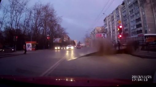 Public road exploded in Russia!