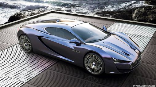 Rendered 2013 Maserati Bora Concept by Alexander Imnadze