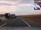Crazy police chase in Russia – chasing mad truck driver