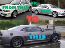 BMW E46 & Mercedes-Benz CL transformation into Chevrolet Camaro BMW E46 & Mercedes-Benz CL transformation into Chevrolet Camaro