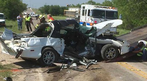 Two teens hospitalized after brutal white Camaro Z28 crash