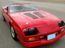 3rd gen red 1990 Chevrolet Camaro convertible For Sale