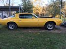 2nd gen yellow 1975 Chevrolet Camaro automatic [SOLD]