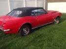 1st gen red 1967 Chevrolet Camaro RS convertible V8 For Sale