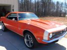 1st gen orange 1968 Chevrolet Camaro SS clone manual For Sale 1st gen orange 1968 Chevrolet Camaro SS clone manual For Sale
