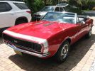1st gen red 1967 Chevrolet Camaro RS SS convertible For Sale