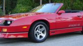 1990 Chevrolet Camaro Iroc Z28 Convertible V8 Automatic
