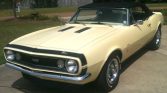 1967 Chevrolet Camaro Convertible SS 350 motor