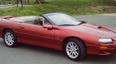 2002 Chevrolet Camaro SS Convertible Garage Kept