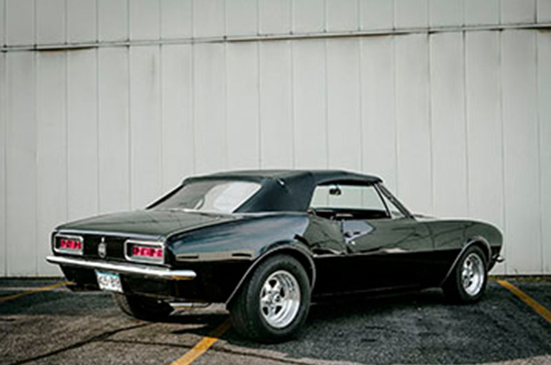 1967 Chevrolet Camaro Convertible Black 4spd 345hp For Sale