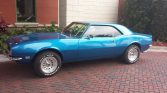 Restored Blue 1968 Chevrolet Camaro 327cid motor 275hp For Sale (7)