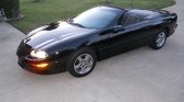 Black 1999 Chevrolet Camaro convertible 3.8-liter V6 For Sale (4)