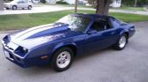 Blue 1984 Chevrolet Camaro low mileage rust free For Sale (1)