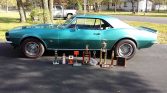 Emerald Turquoise Metallic 1967 Chevrolet Camaro SS Clone For Sale (1)