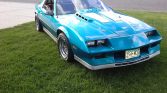 Light blue 1986 Chevrolet Camaro with rebuilt motor For Sale (1)