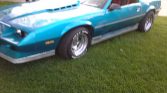 Light blue 1986 Chevrolet Camaro with rebuilt motor For Sale (2)