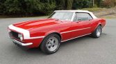 Red 1967 Chevrolet Camaro Convertible ZZ 3 GM 350 For Sale (1)