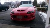 Red 2002 Chevrolet Camaro SS with LS3 engine For Sale (4)