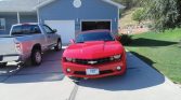 Red 2012 Chevrolet Camaro LT1 V6 Convertible low miles For Sale (1)