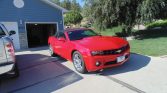 Red 2012 Chevrolet Camaro LT1 V6 Convertible low miles For Sale (2)