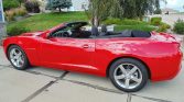 Red 2012 Chevrolet Camaro LT1 V6 Convertible low miles For Sale (5)