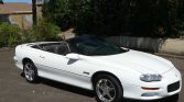 White 1998 Chevrolet Camaro Z28 convertible AZ car For Sale (1)