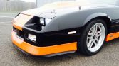 1990 Chevrolet Camaro Z28 black whugger orange stripes For Sale (2)