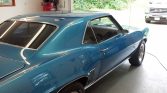Blue 1969 Chevrolet Camaro SS with 396 ci motor For Sale (6)