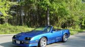 Blue 1989 Chevrolet Camaro IROC-Z Convertible 305 V8 For Sale (2)