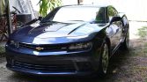 Dark blue 2014 Chevrolet Camaro 1SS Coupe V8 For Sale (1)