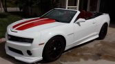 White 2013 Chevrolet Camaro 2SS Convertible 6.2L V8 For Sale (1)