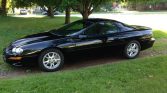 Black 2002 Chevrolet Camaro Z28 low miles automatic For Sale (4)
