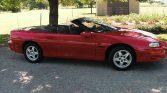 Red 1998 Chevrolet Camaro Z28 Convertible manual For Sale (1)