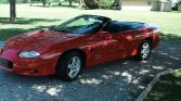 Red 1998 Chevrolet Camaro Z28 Convertible manual For Sale (2)