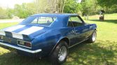 Restored blue 1968 Chevrolet Camaro Z28 classic car For Sale (2)