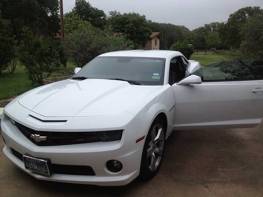 White 2010 Chevrolet Camaro 1SS V8 6.2L manual For Sale