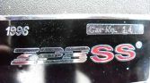 Black 1996 Chevrolet Camaro Z28SS 6spd manual V8 For Sale (2)