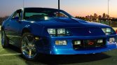 Blue 1986 Chevrolet Camaro Z28 low miles on engine For Sale (1)