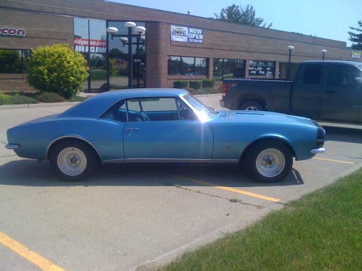 Blue 1st gen 1967 Chevrolet Camaro RS/SS [SOLD] - CamaroCarPlace