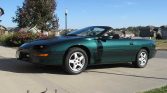 Polo Green 1997 Chevrolet Camaro Z28 convertible For Sale (1)