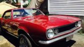 1st gen red 1967 Chevrolet Camaro over 500 HP For Sale (1)