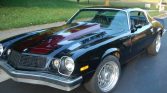 2nd gen black 1977 Chevrolet Camaro 350 small block For Sale (7)