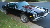 2nd gen black 1977 Chevrolet Camaro 350 small block For Sale (9)