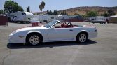 3rd gen white 1991 Chevrolet Camaro convertible For Sale