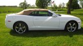 Summit White 2012 Chevrolet Camaro 2SSRS convertible For Sale (2)