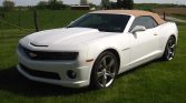 Summit White 2012 Chevrolet Camaro 2SSRS convertible For Sale (8)