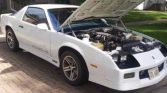 White 1986 Chevrolet Camaro Z28 IROC automatic For Sale (1)